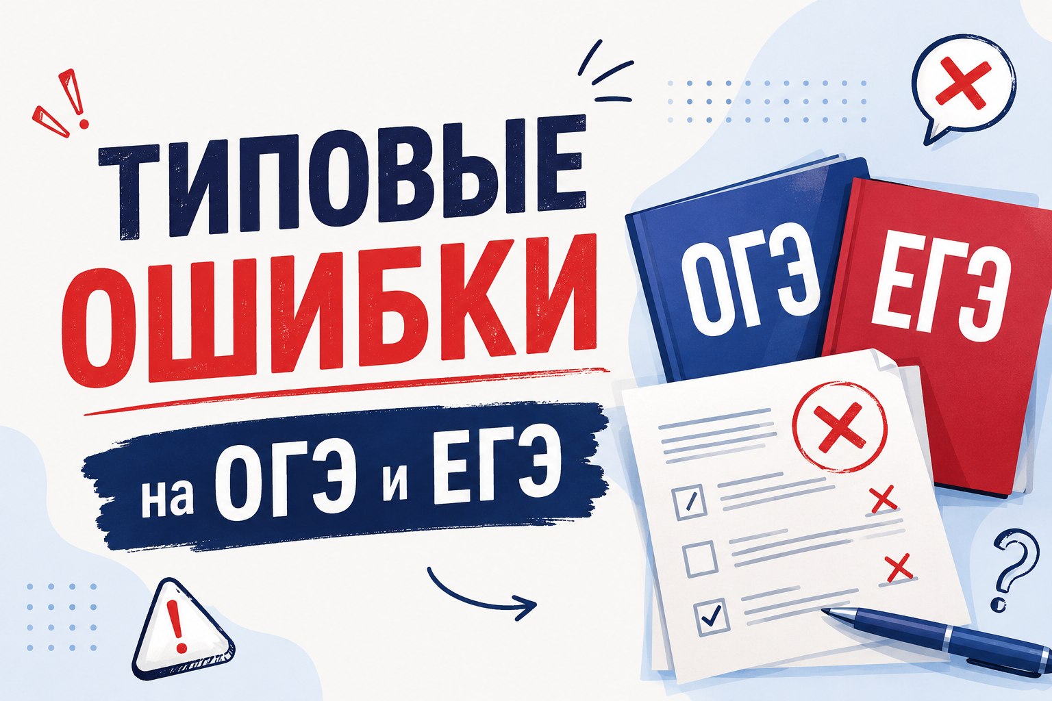 Обидные 1-2 балла: типовые ошибки на ОГЭ и ЕГЭ, которые совершают даже отличники