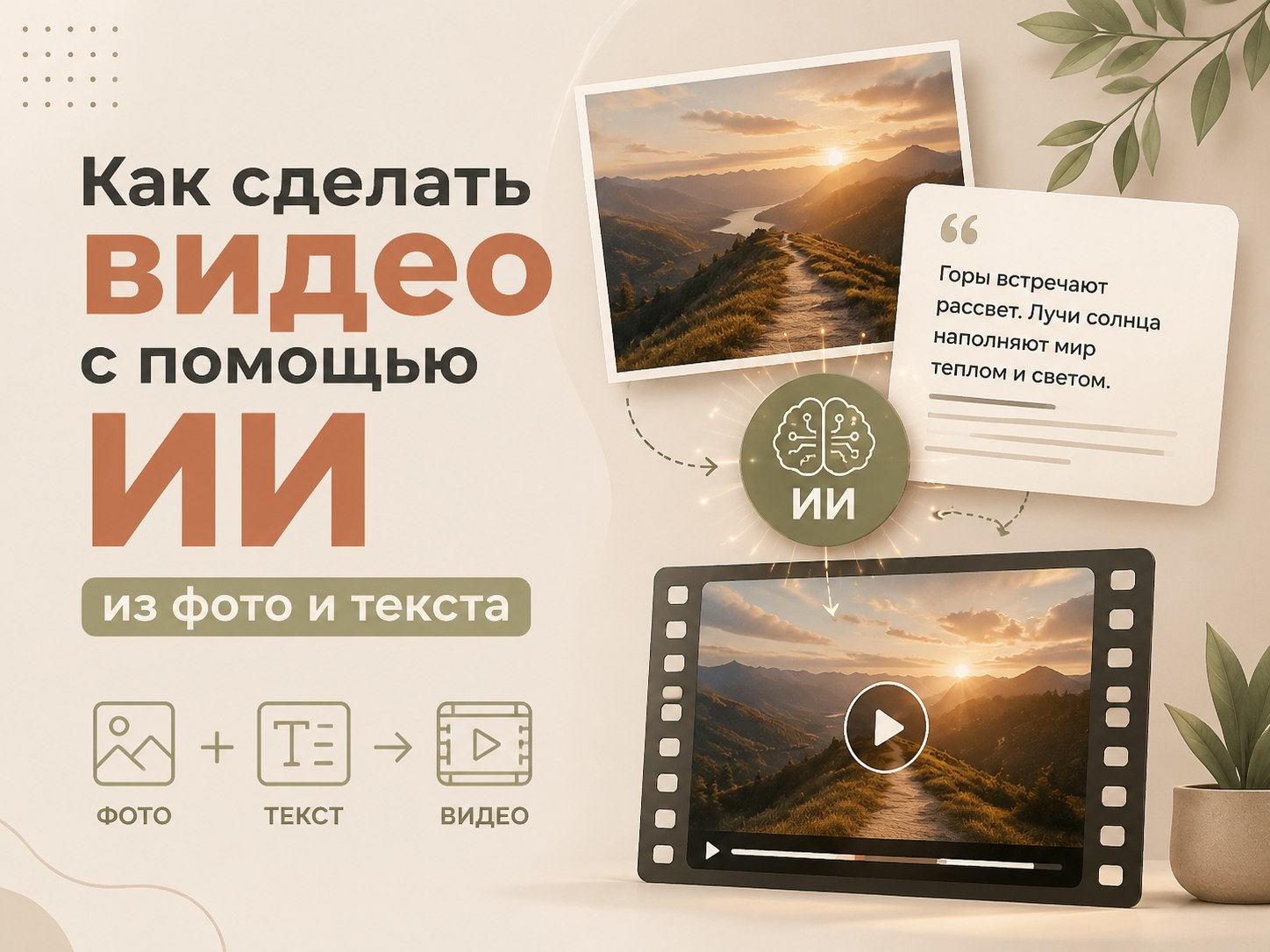 Как сделать видео с помощью ИИ из фото и текста: 5 простых способов для новичков