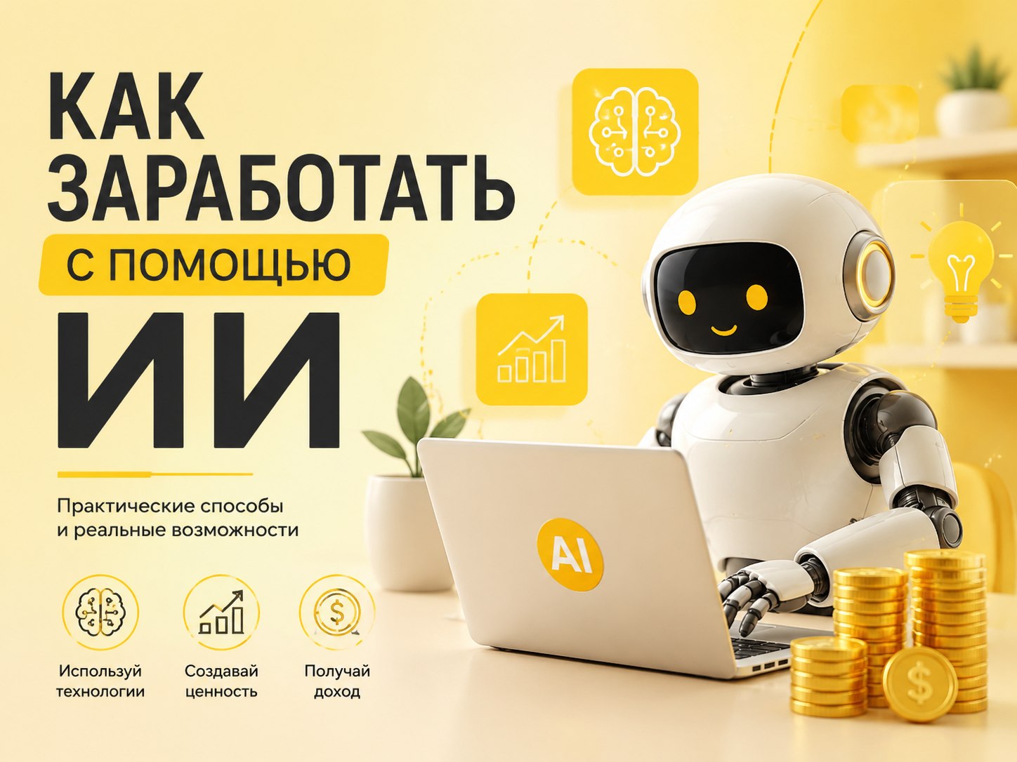 Как заработать с помощью ИИ: 7 актуальных способов для начинающих
