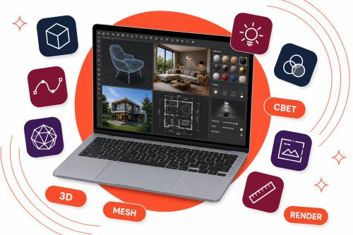 3ds Max  с ИИ: моделирование и визуализация