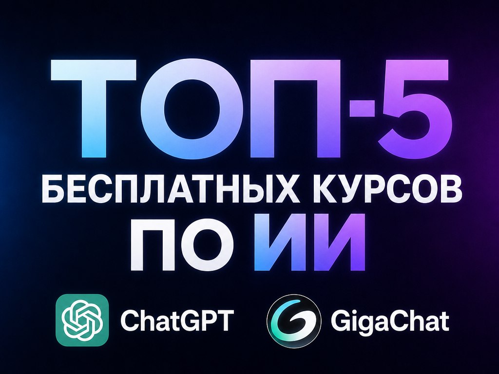 ТОП-5 бесплатных курсов по ИИ и нейросетям: обучение с нуля для начинающих