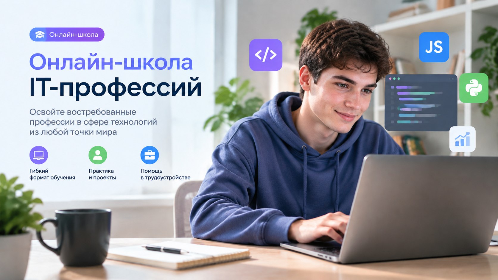 ТОП-5 онлайн-школ IT-профессий: где учиться программированию и аналитике с нуля