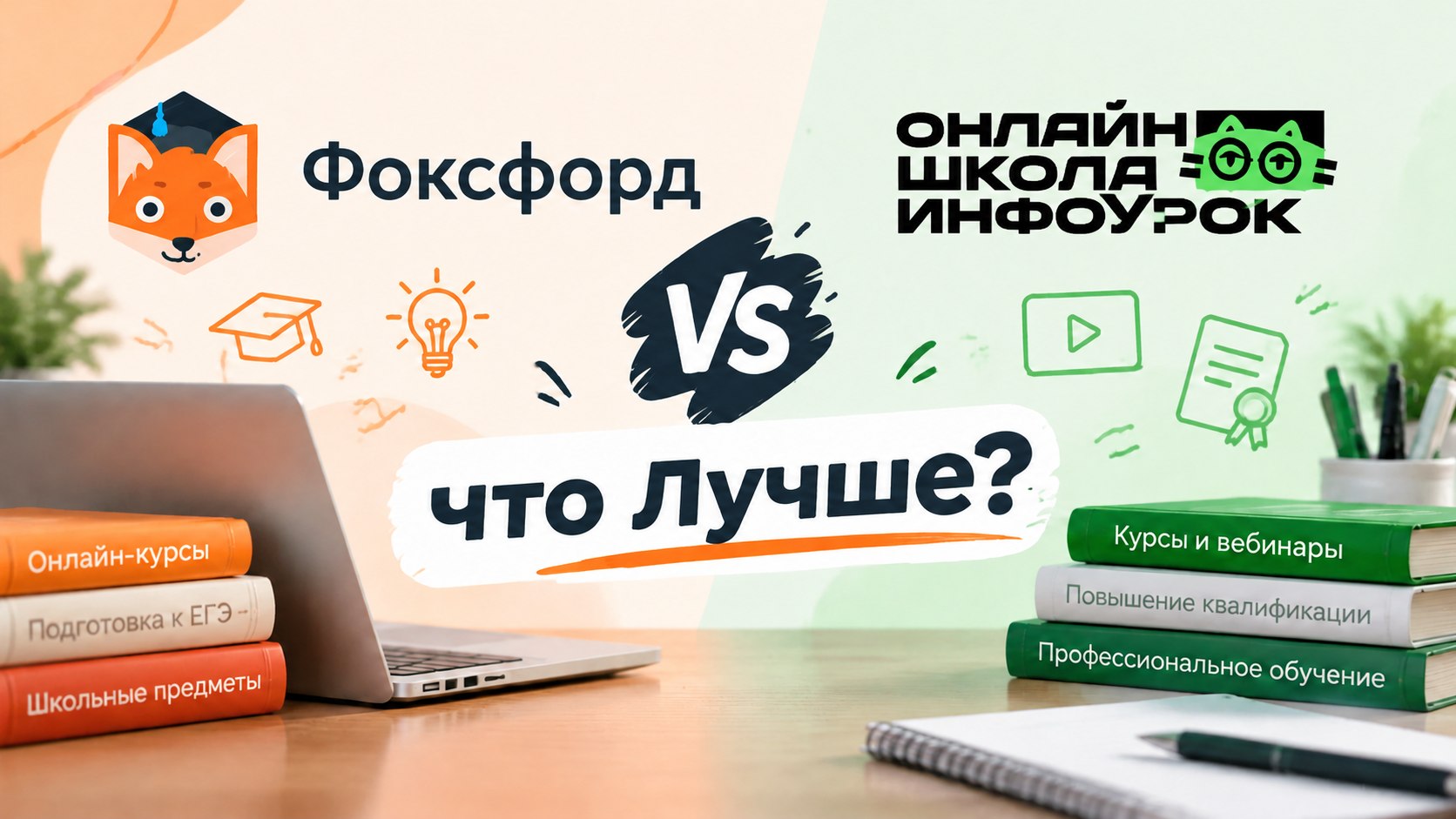 Фоксфорд или Инфоурок: где лучше учиться на семейном обучении и готовиться к ЕГЭ/ОГЭ?