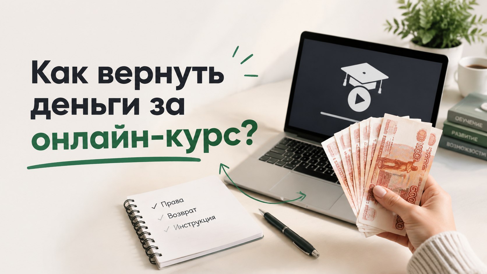 Как вернуть деньги за онлайн-курс: пошаговая инструкция на 2026 год