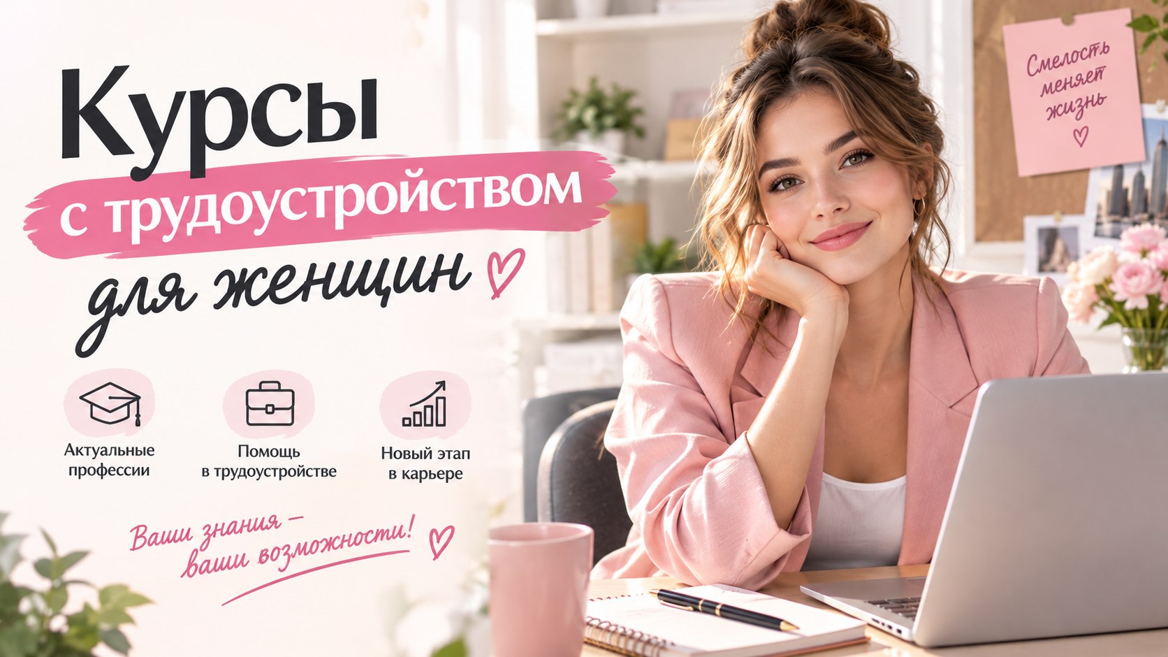 ТОП-10 курсов с трудоустройством для женщин в 2026 году - рейтинг, цены