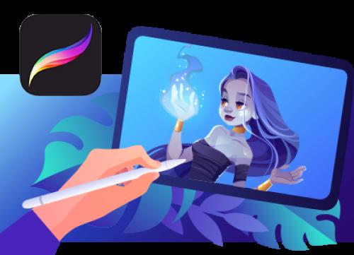Основы цифрового рисунка в Procreate