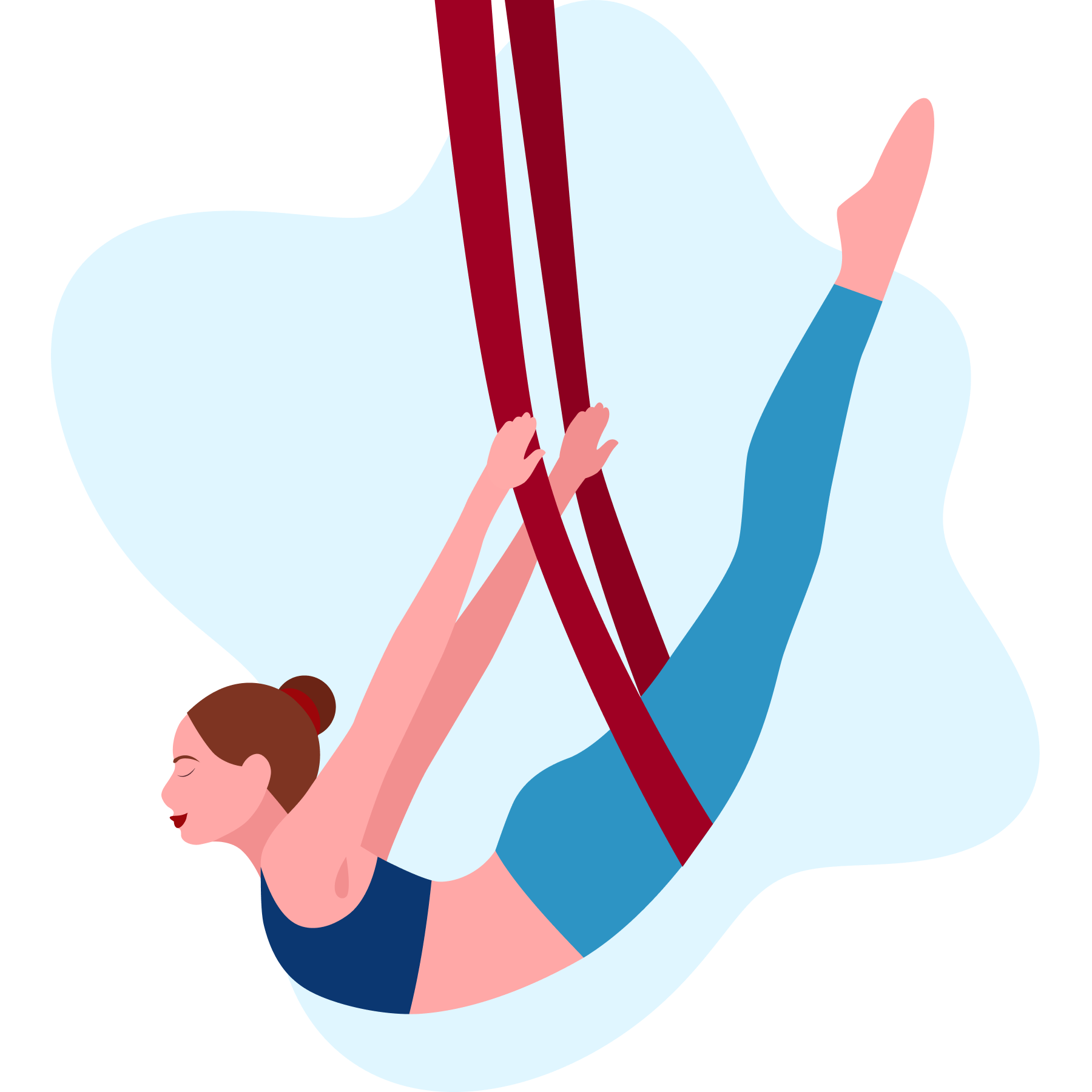 Аэройога (йога в гамаках). Методики построения и проведения групповых и индивидуальных практик