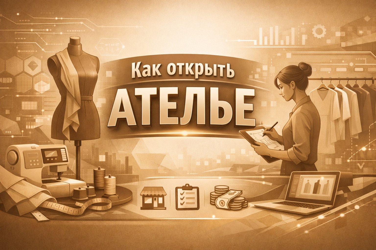 Как открыть ателье по пошиву одежды с нуля: пошаговый бизнес-план