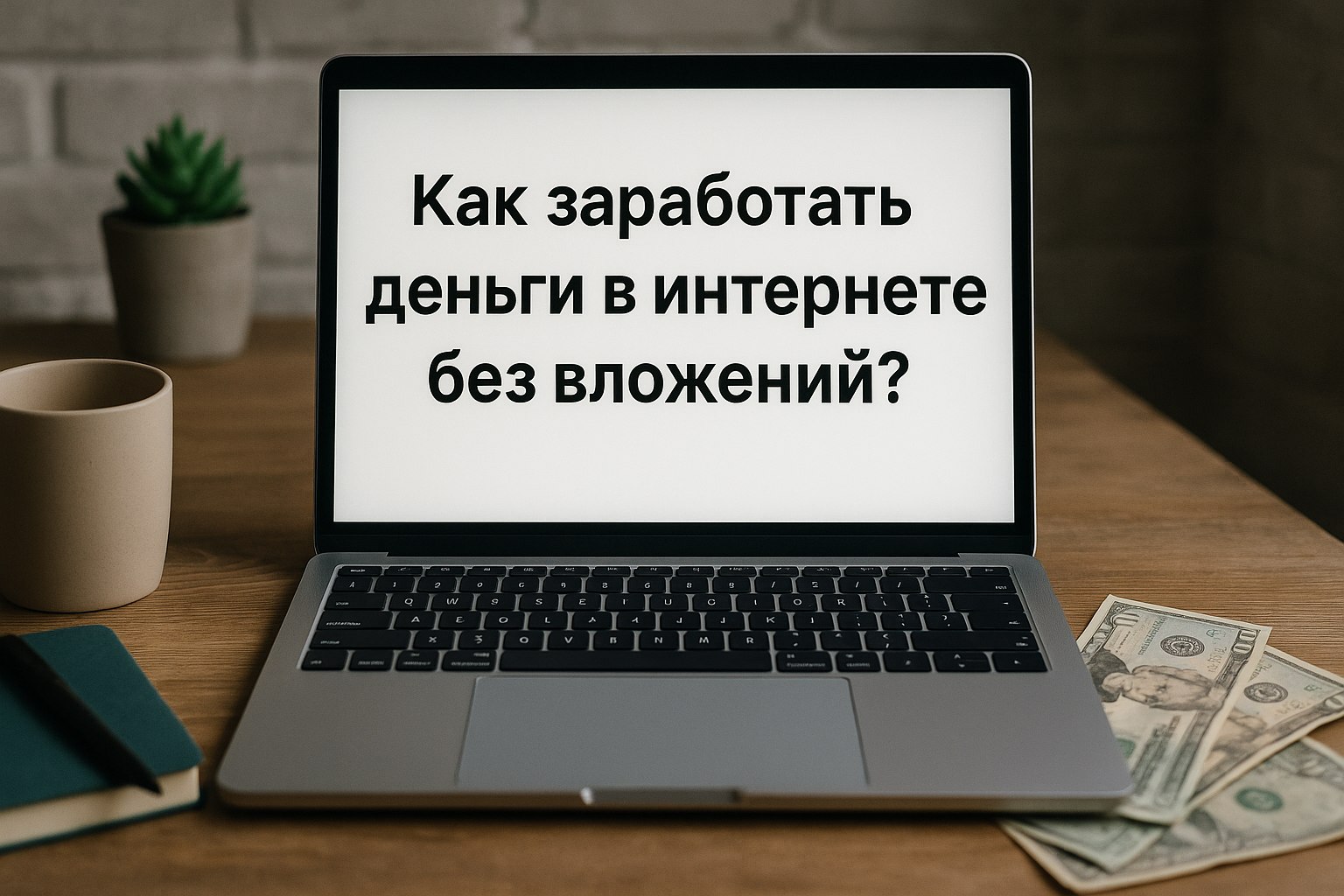 Как заработать деньги, сидя дома, без вложений?