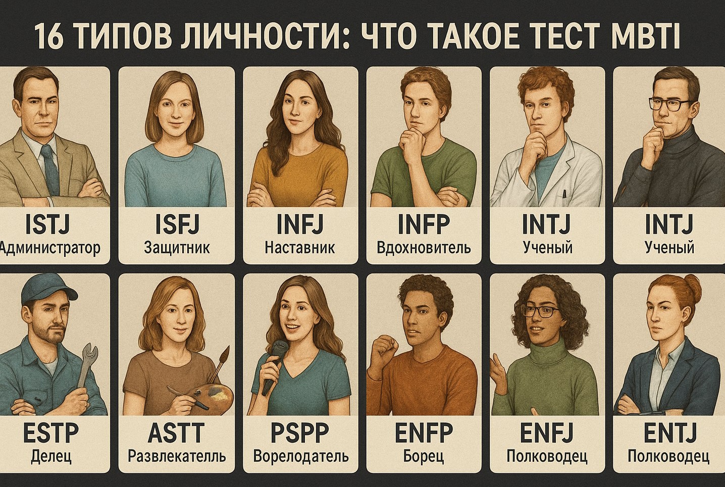 16 Типов личности MBTI: полное руководство по тесту, значение и применение