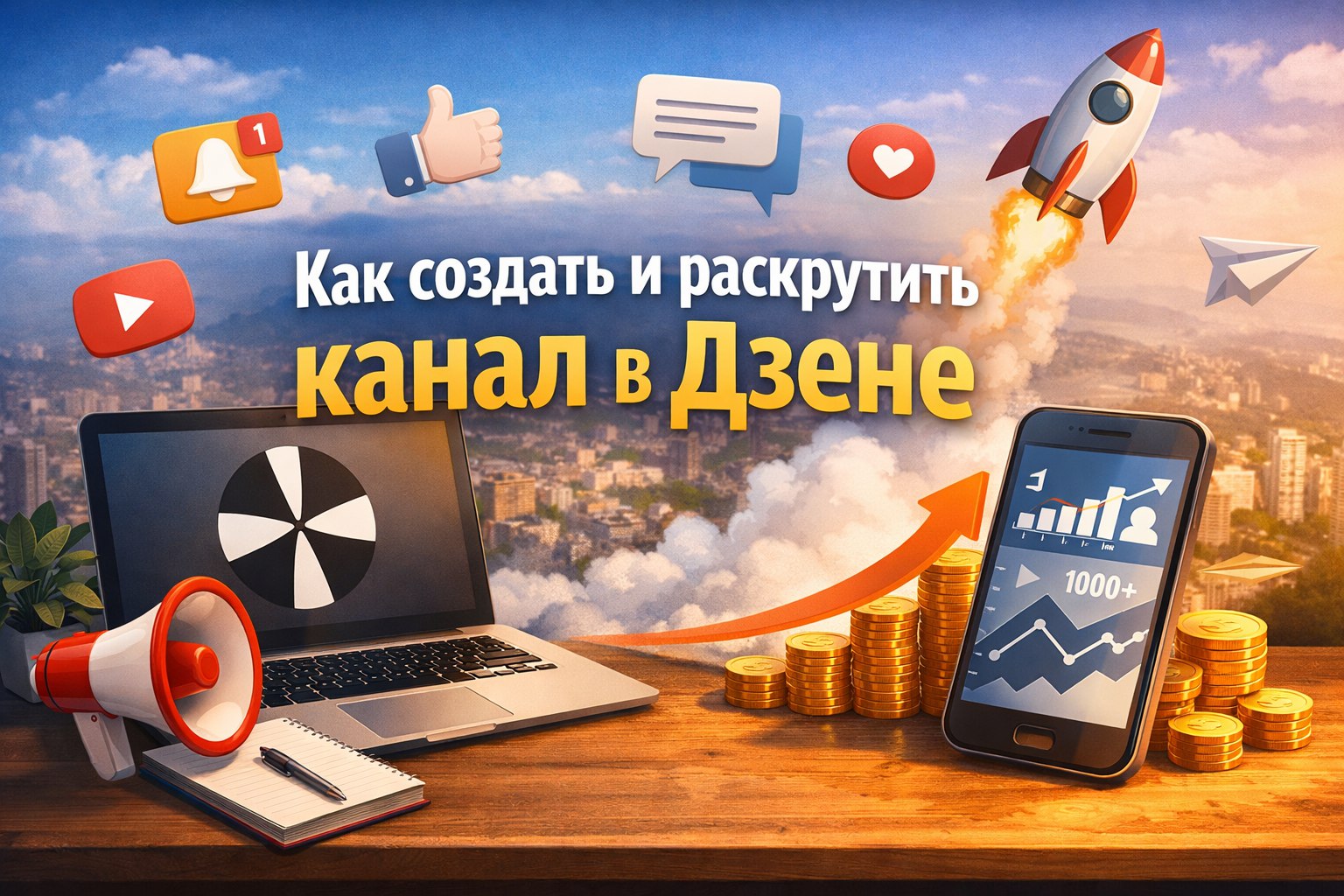 Как создать и раскрутить канал в Дзене с нуля: полный гайд 2025